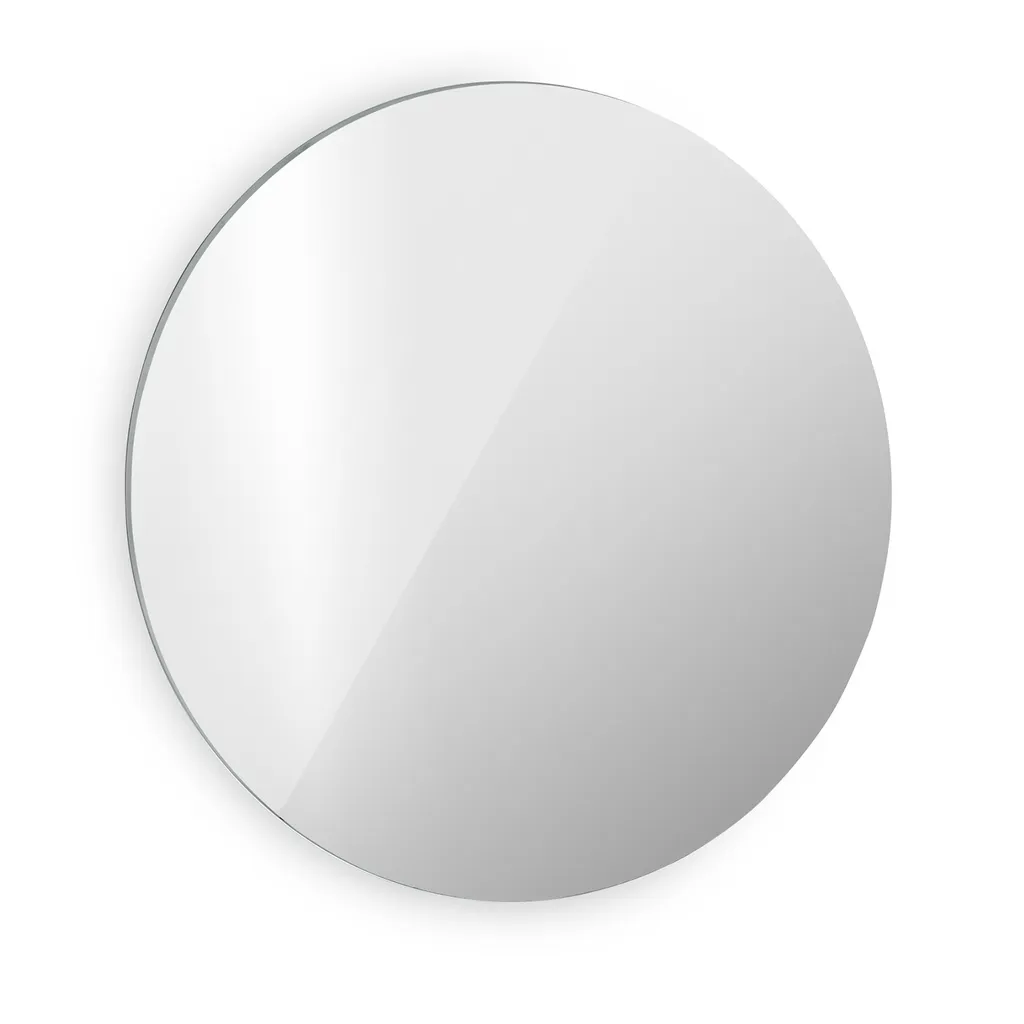 Klarstein Marvel Mirror Infrarotheizung Elektroheizung Heizstrahler, Spiegeloberfläche, Durchmesser: ca. 85 cm, 300 Watt, Wandinstallation, automatische Abschaltfunktion, rund